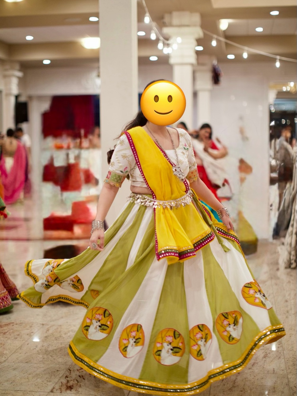 Navratri Pichwai Cotton Chaniya choli set + Free matching earrings